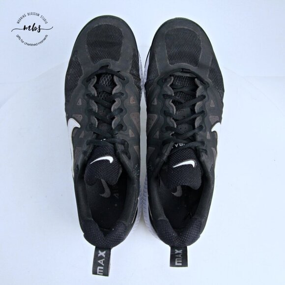 Nike‎ Air Max Genome Running Shoes Black White Men 12